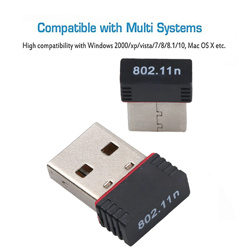 150Mbps USB WiFi Adapter RTL8188 LAN Card Wireless Network Card Adapter WiFi Dongle for Desktop Laptop PC Windows Wholesale - Image 3