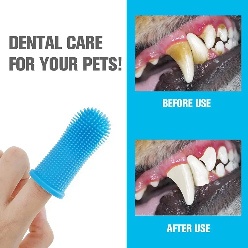 Super Soft Pet Finger Toothbrush for Dogs And Cats Nontoxic Silicone Breath Care Dog Toothbrush Cat Toothbrush Pet Products - Image 9