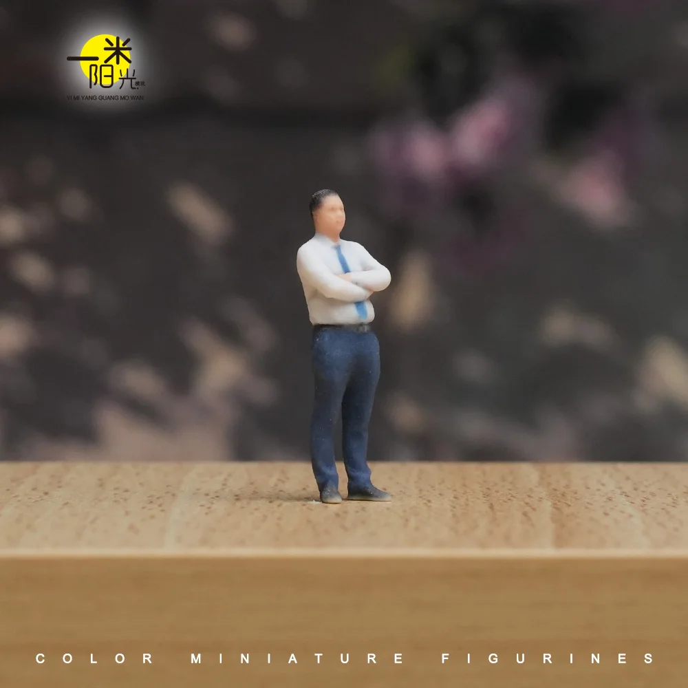 Real Person Miniature Figure 1/87 1/64 1/43 1/24 1/18 Male Standing posture Short skirt beauty Female Dog 3D Print Model Props - Image 3