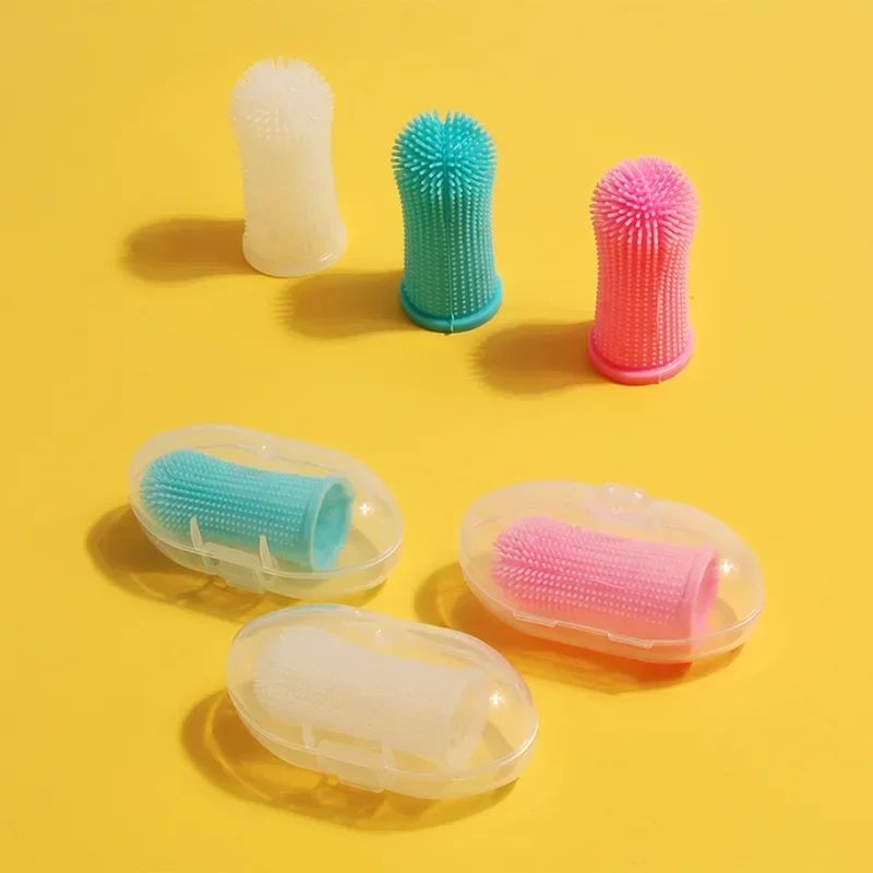 Super Soft Pet Finger Toothbrush for Dogs And Cats Nontoxic Silicone Breath Care Dog Toothbrush Cat Toothbrush Pet Products - Image 5